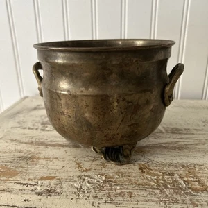 NTERPUR FIORIERA VINTAGE IN OTTONE, 6" X 4,5" - Foto 1 di 7