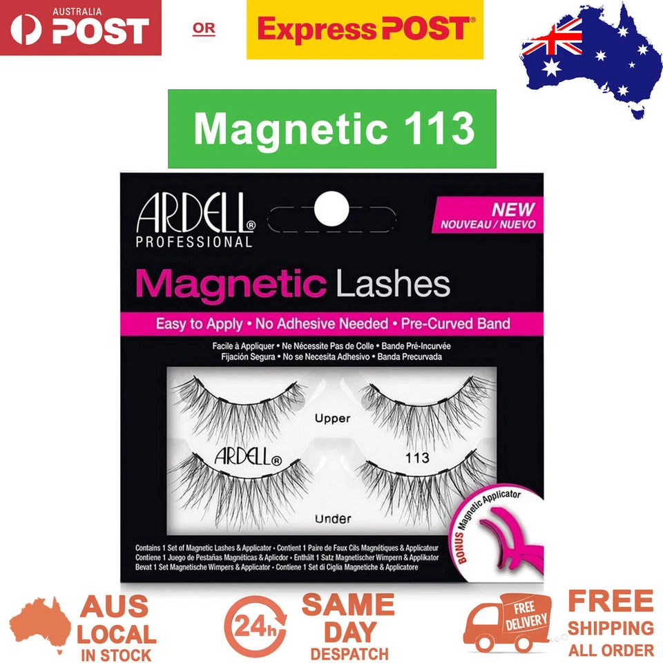 Ardell Magnetic Lashes 113 Black Fake False Eyelash Eye Extension - image 1 of 1