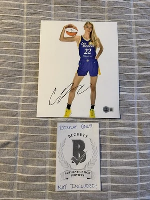 Cameron Brink Signed 8x10 Photo Beckett Coa Authentic Auto LA Sparks WNBA - Image 1 of 2