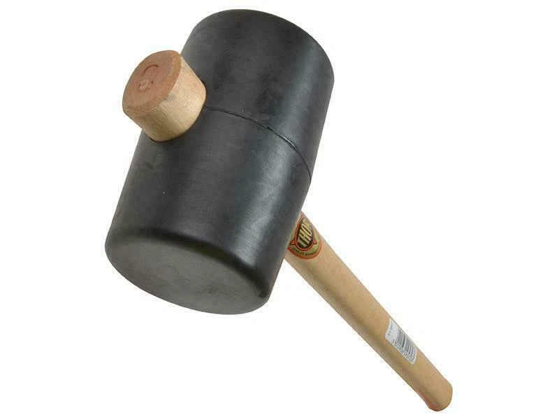 Thor 957 Black Rubber Mallet 90Mm 1200G THO957 - Image 1 of 1