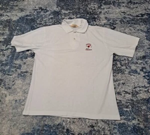 Vintage Phoenix Cardinals Polo Shirt Logo 7 Arizona White Single Stitch NFL - Picture 1 of 13