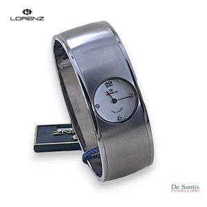 Orologio da polso Lorenz donna rigido acciaio solo tempo vintage originale - Imagen 1 de 5