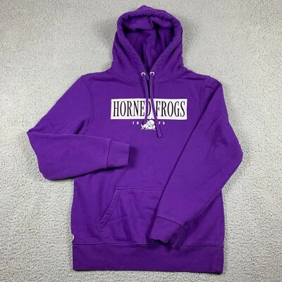 TCU Horned Frogs Hoodie Womens Large Purple Texas Christian Fall Rush Pullover - Image 1 of 4