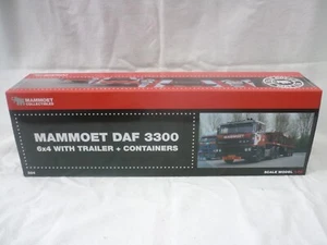 WSI Modern Truck 1:50th Heavy Haulage 02-3216 DAF 3300 Flatbed Mammoet - Picture 1 of 4