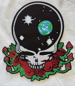 The Grateful Dead Space Your Face Embroidered Large Back Patch 10" X 11" - Picture 1 of 3