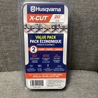 Neuf dans son emballage Husqvarna X-Cut 20” -3/16” -0,50 Gage chaîne double pack SP33G 