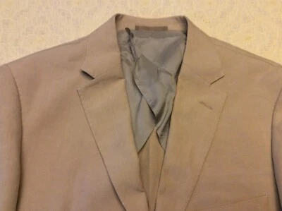 Preowned Rubensteins New Orleans 2 Buttons Blazer Silk/Blend Blazer Sz 40R - Image 1 of 4