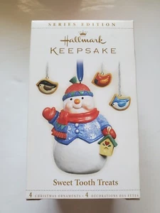 Hallmark Keepsake Series Edition Sweet Tooth Treats - Snowman Only Ornament - Picture 1 of 5