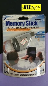 SILICON POWER - USB1 CARD READER for MEMORY STICK  - Windows 98/Me/2000/XP MacOS - Picture 1 of 1