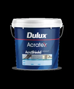 DULUX 15 LITRE ACRASHIELD MEMBRANE THICK EXTERIOR WHITE-EXCHANGE 1/2 PAINT - Picture 1 of 1