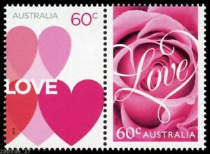 2014 Australian Decimal Stamps - Romance (Love) - MNH Pair