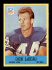 1967 Philadelphia #66 Dick LeBeau NM/NM+ Lions 563571