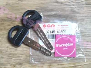 Genuine Suzuki Carry DA63T Blank Key Black MT AT 37145-60A00x2 EVERY Jimny - Picture 1 of 3