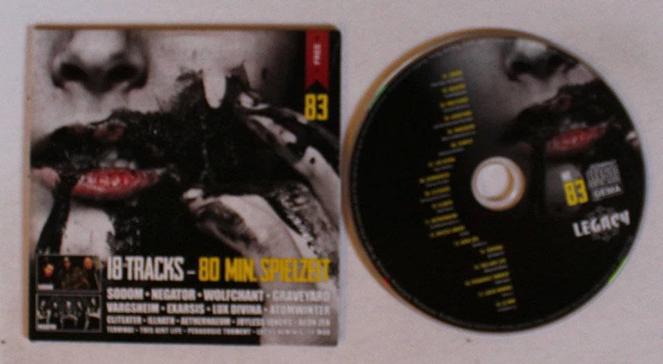 Legacy 02/13 - Compilation 1 GER Adv Cardcover CD 2013 Sodom Graveyard Tervingi - Bild 1 von 1