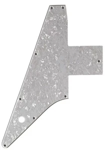 Pickguard For Gibson Explorer 76 Reissue Style Guitar-4-Ply-WHITE-PEARL - Picture 1 of 4
