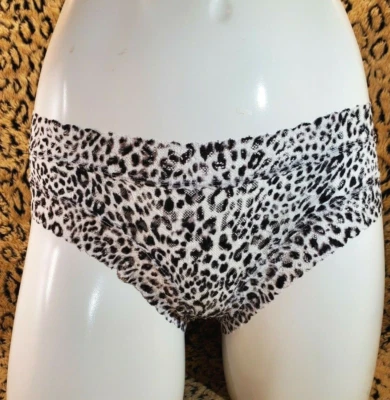 Victoria's Secret Blanco Leopardo Floral Encaje Cheeky Panty M Nuevo con Etiquetas Sexy Foto 1 de 4