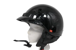 LS2 Bagger Solid Half Helmet Gloss Black Small - Bild 1 von 7