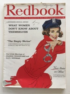 Redbook February 1959 Joanne Woodward and Paul Newman - Foto 1 di 6