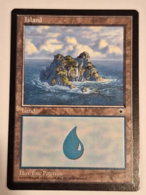 Island (Waterfall) - Portal - Magic the Gathering MTG Nice! - Image 1 of 2