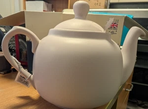 Tetera London Pottery Farmhouse con infusor en caja de regalo, cerámica, rosa nórdico, - Imagen 1 de 2