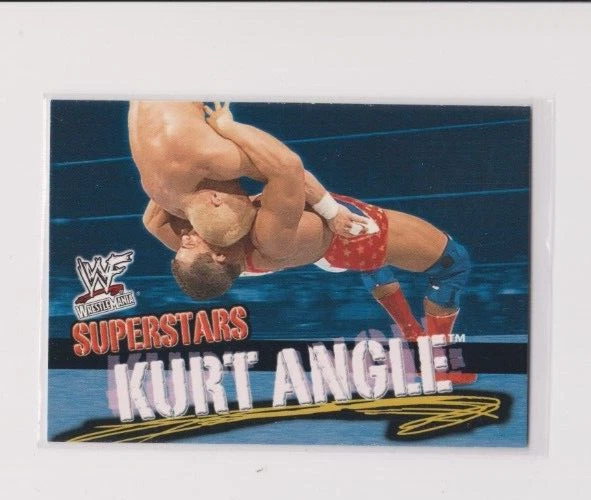 2001 Fleer WWF Wrestlemania #51 Kurt Angle.  WWE. - Image 1 of 1