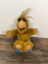 Vintage 8" Alf Finger Hand Puppet Coleco 1987 Alien Productions on Card Package