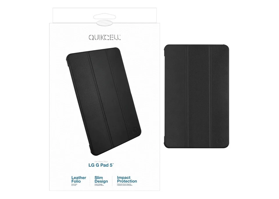 Quikcell LG G Pad 5 Leather Folio - Image 1 of 3