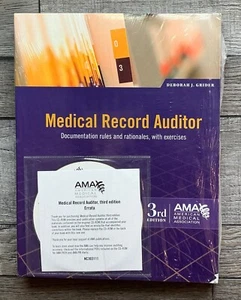 Medical Record Auditor - Paperback By Deborah J. Grider 3rd Third Edition Sealed - Picture 1 of 2