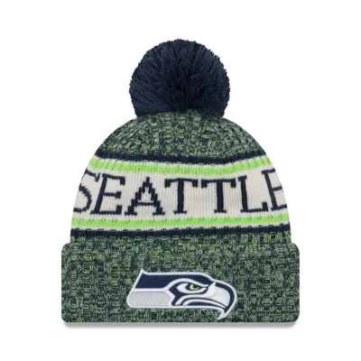 NFL Wollmütze Seattle Seahawks Sideline 2018 Wintermütze NewEra 192525470809