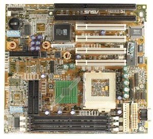 Socket 370 motherboard - ASUS ME-99B - SiS 620 - TESTED - Picture 1 of 2