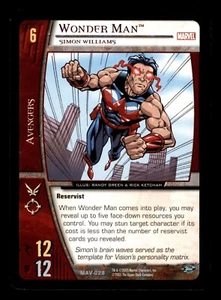 Wonder Man - Simon Williams MAV-028 The Avengers VS System 2005 TCG CCG - Picture 1 of 2