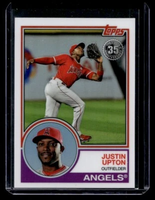 2018 Topps Justin Upton 1983 Topps Baseball - Image 1 of 2