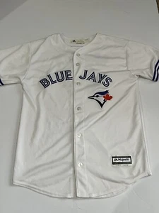 Jose Bautista  Toronto Blue Jays Youth L (14/16) White #19 Jersey - Picture 1 of 8