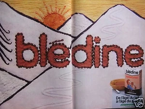 PUBLICITÉ 1980 BLEDINE DE L'ÂGE DU LAIT À L'ÂGE DU PAIN - ADVERTISING - Imagen 1 de 1