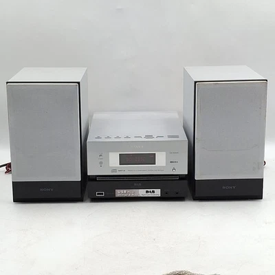 Sony CMT-BX7DAB Audio System Micro HiFi CD Player DAB Radio USB MP3 + Speakers - Image 1 of 4