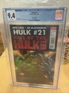 HULK Vol.2 (2008) #21 McGuiness Loeb 2nd Printing Variant Edition CGC 9.4 - Bild 1 von 2