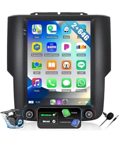 9,7 Zoll Carplay Android Stereo Dodge RAM 1500 3500 2013-2018 Touchscreen GPS - Bild 1 von 14