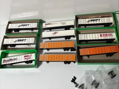 Bowser - RoadRailers/Highway Trailers (Swift/Schneider/Knight/Wabash) Lot of 10 - Image 1 of 4