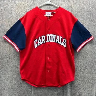 Camiseta deportiva de los Cardenales de San Luis Mark McGwire para hombre grande roja azul de colección años 90 Foto 1 de 4
