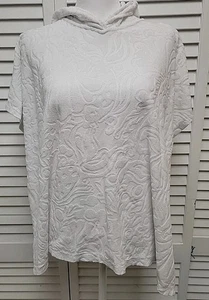 Lilly Pulitzer Lyra Hooded Swimsuit Cover Up Girls Large Resort White Beach  - Picture 1 of 8