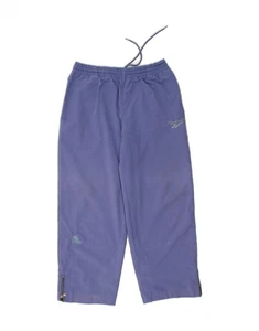 REEBOK Womens Capri Tracksuit Trousers EU 40 Medium Blue CL06 - Picture 1 of 3