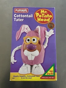 NUEVO Mr Potato Head Cottontail Tater Spud (Hasbro 1997) Playskool Bunny RARO ABIERTO - Imagen 1 de 9