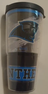 Carolina Panthers Tervis Tumbler 24oz Insulated Travel Mug w/ Lid – NFL Cup - Picture 1 of 5