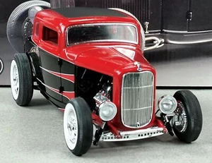 1/18 ( IB 104 ) 1932 Ford coupe Hot Rod red and black 1 of 250 - Picture 1 of 13
