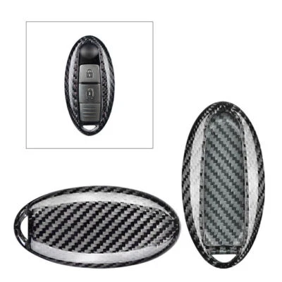 For Infiniti Q50 Q60 Q70 QX56 QX60 M37 Carbon Fiber Remote Key Shell Cover Case - Image 1 of 4