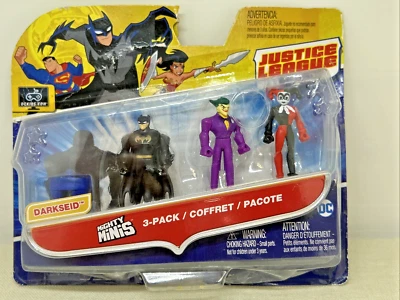 Figura de acción Justice League Mighty Minis Batman Joker Harley Quinn Darkseid DC Foto 1 de 4