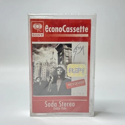 Soda Stereo Cassette Doble Vida Mexican Edition Gustavo Cerati Mega Rare New - Image 1 of 4
