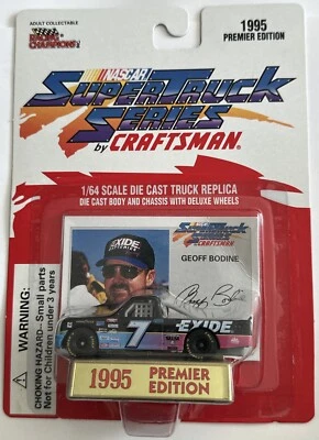 Racing Champions #7 Geoff Bodine 1995 NASCAR Super Truck Series Exide Ford F-150 - Image 1 of 4