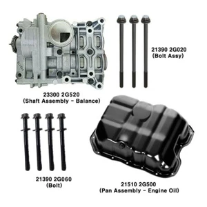 Shaft Balance Oil Pump SET 233002G520 for Hyundai Sonata Azera 2.0/2.4L 11-14 - Picture 1 of 2