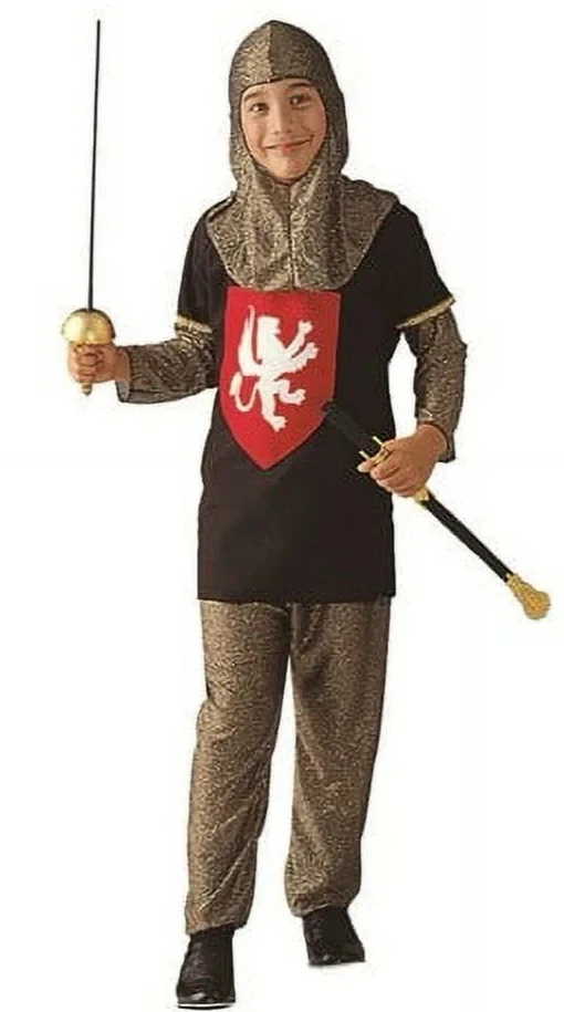 Bronze Medieval Knight Child Costume Size Medium (8-10) - Image 1 of 1